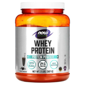 NOW Foods Whey Protein Creamy Chocolate 2 lbs (907 g) 733739021809
