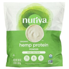 Nutiva Organic Hemp Protein Powder 3 lb (1.36 kg) 692752105555