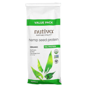 Nutiva Organic Hemp Seed Protein 30 oz (851 g) 692752103384