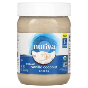 Nutiva Organic Vanilla Coconut Spread 11.5 oz (326 g) 692752113826