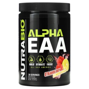 Nutrabio Labs Alpha EAA Strawberry Lemon Bomb 1 lb (458 g) 649908269005