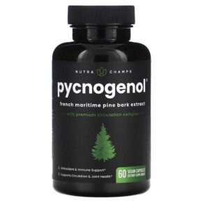 NutraChamps Pycnogenol 60 Vegan Capsules 621983999084