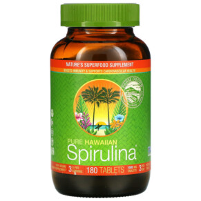 Nutrex Hawaii Pure Hawaiian Spirulina 1.000 mg 180 Tablets 732894010062