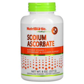 NutriBiotic Immunity Sodium Ascorbate Crystalline Powder 8 oz (227 g) 728177004507