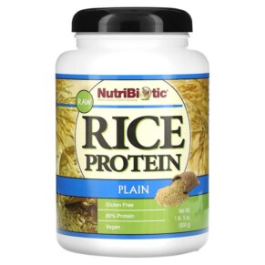 NutriBiotic Raw Rice Protein Plain 5 oz (600 g) 728177001506