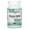 Nutricology Biotin 5000 60 Vegetarian Capsules 713947503502