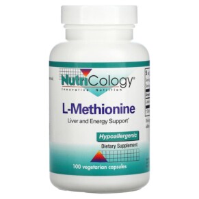 Nutricology L-Methionine 100 Vegetarian Capsules 713947506107