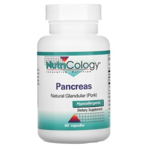 Nutricology Pancreas Natural Glandular (Pork) 60 Capsule 713947516403