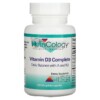 Nutricology Vitamin D3 Complete 120 Fish Gelatin Capsules 713947572409