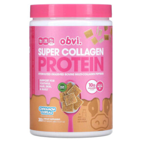 Obvi Super Collagen Protein Cinnamon Cereal 12.27 oz (348 g) 850026153019