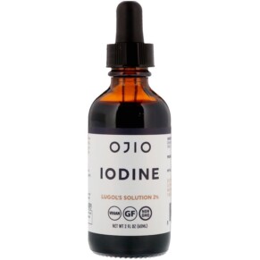 Ojio Iodine Lugol's Solution 2% 2 fl oz (60 ml) 845772033807