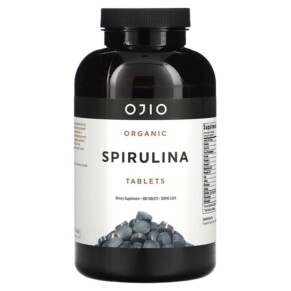 Ojio Organic Spirulina 500 mg 500 Tablets 845772007044