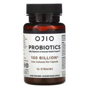 Ojio Probiotics 100 Billion 30 Delayed Release Capsules 845772037843
