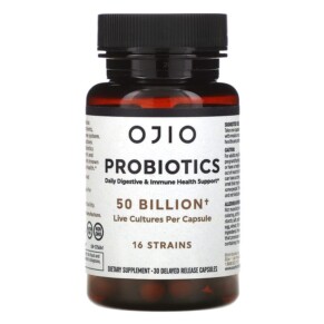 Ojio Probiotics 50 Billion 30 Delayed Release Capsules 845772037881