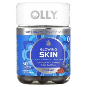 OLLY Glowing Skin Plump Berry 50 Gummies 858158005428