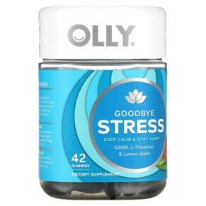 OLLY Goodbye Stress Berry Verbena 42 Gummies 858158005701