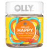 OLLY Hello Happy Gummy Worms Tropical Zing 60 Gummies 840160200403
