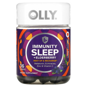 OLLY Immunity Sleep + Elderberry Midnight Berry 36 Gummies 850004462157