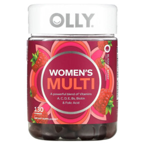OLLY Women's Multi Blissful Berry 130 Gummies 852933008031