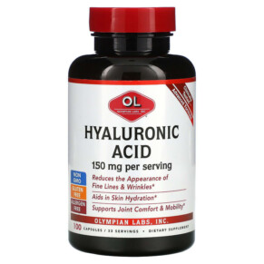 Olympian Labs Hyaluronic Acid 50 mg 100 Capsules 710013031570