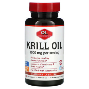 Olympian Labs Krill Oil 500 mg 60 Softgels 710013030399