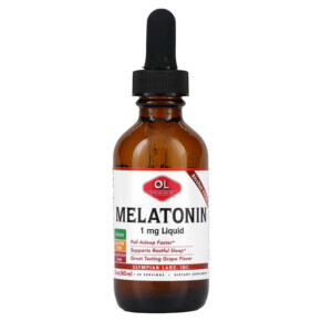 Olympian Labs Melatonin Alcohol Free Grape 1 mg 2 oz (60 ml) 710013910974