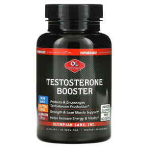 Olympian Labs Performance Sports Nutrition Testosterone Booster 60 Capsules 710013001078