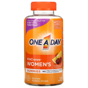 One-A-Day Women's VitaCraves Multivitamin/Multimineral Supplement 170 Gummies 016500581512
