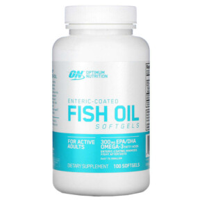 Optimum Nutrition Enteric-Coated Fish Oil 100 Softgels 748927029840