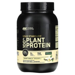 Optimum Nutrition Gold Standard 100% Plant Protein Creamy Vanilla 1.63 lbs (740 g) 748927068030
