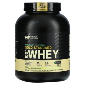 Optimum Nutrition Gold Standard 100% Whey Naturally Flavored Vanilla 4.8 lb (2.17 kg) 748927052671