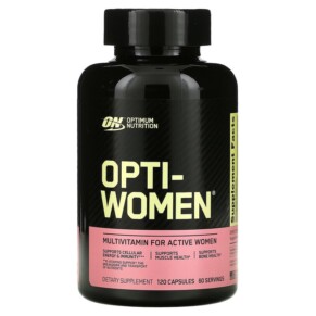 Optimum Nutrition Opti-Women 120 Capsules 748927024524