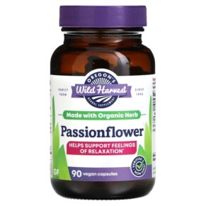Oregons Wild Harvest Passionflower 90 Gelatin Capsules 706195004501