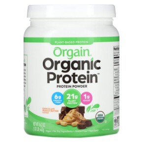 Orgain Organic Protein Powder Plant Based Chocolate Peanut Butter 1.02 (462 g) 851770007436