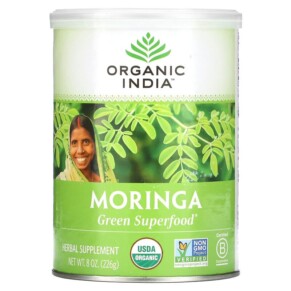 Organic India Moringa Green Superfood 8 oz (226 g) 801541508181