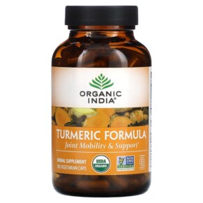 Organic India Turmeric Formula 180 Vegetarian Caps 801541512485