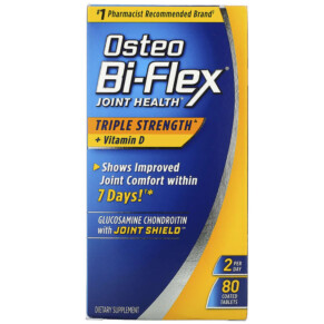 Osteo Bi-Flex Joint Health Triple Strength + Vitamin D 80 Coated Tablets 030768196073