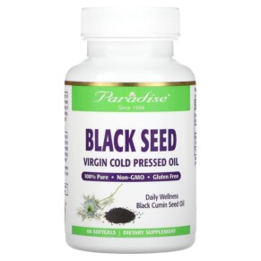 Paradise Herbs Black Seed 60 Softgels 601944779115
