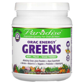 Paradise Herbs ORAC Energy Greens 25.6 oz (728 g) 601944778859