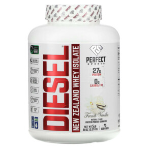 Perfect Sports Diesel New Zealand Whey Isolate French Vanilla 5 lb (2.27 kg) 699097710871