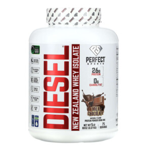 Perfect Sports Diesel New Zealand Whey Isolate Milk Chocolate 5 lbs (2.27 kg) 699097710888