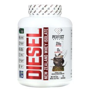 Perfect Sports Diesel New Zealand Whey Isolate Triple Rich Chocolate 5 lbs (2.27 g) 699097710932