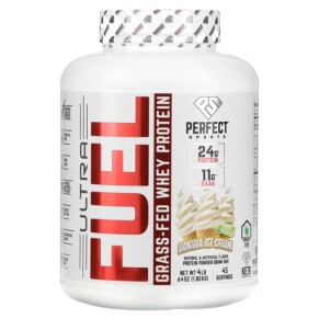 Perfect Sports Ultra Fuel Grass-Fed Whey Protein Vanilla Ice Cream 4 lb (1.82 kg) 699097755889