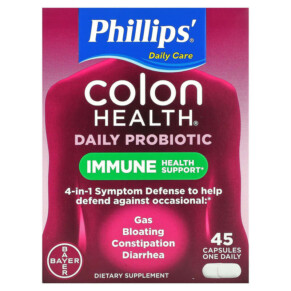Phillips Colon Health Daily Probiotic 45 Capsules 312843543508