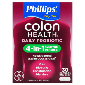 Phillips Colon Health Daily Probiotic Supplement 30 Capsules 312843534308