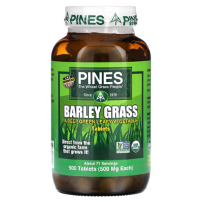 Pines International Barley Grass 500 Tablets 043952000384