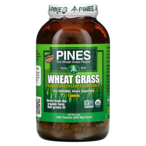 Pines International Wheat Grass 500 mg 1.400 Tablets 043952000049