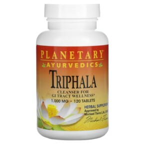 Planetary Herbals Ayurvedics Triphala 1.000 mg 120 Tablets 021078106296