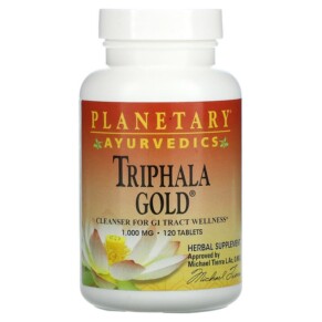 Planetary Herbals Ayurvedics Triphala Gold 1.000 mg 120 Tablets 021078106333