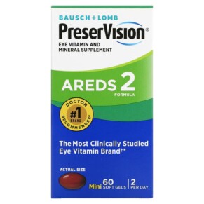 PreserVision AREDS 2 Formula 60 Mini Soft Gels 324208697603